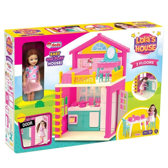 Lola'nın 2 Katlı Evi Aktivite Oyun Seti - 1
