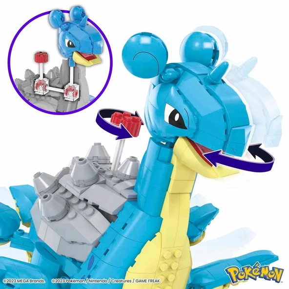HKT26 MEGA Pokémon™ Lapras 527 parça +8 yaş - Resim 3