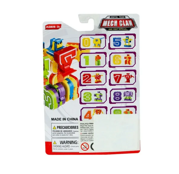 Robota Dönüşen Rakam- Üç - 4