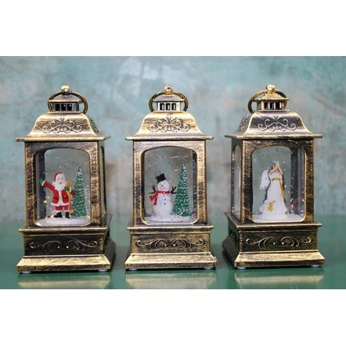 Yılbaşı Temalı Işıklı Müzikli Kar Küresi Model 1 ürün görseli