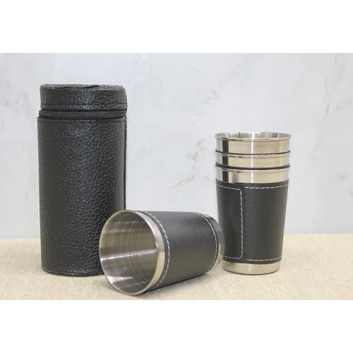 Derili Kılıflı 4'lü Shot Bardak ürün görseli