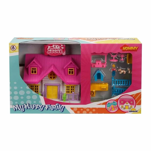 02081 Sunman, 2 Katlı Ev Oyun Seti Villa - Resim 2