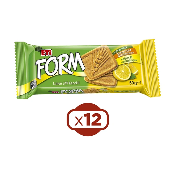 Eti Form Limon Lifli 50 gr x 12 Adet ürün görseli