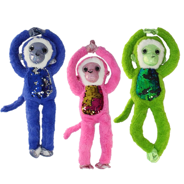 Süslü Maymunlar Peluş Oyuncak 45 cm 1 adet - Resim 2