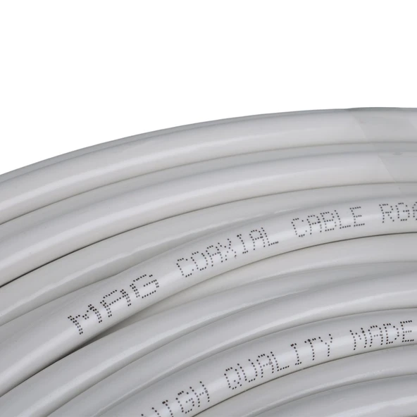 Mag RG6-U4 Plus Trishield Anten Kablosu 100 Metre - 3