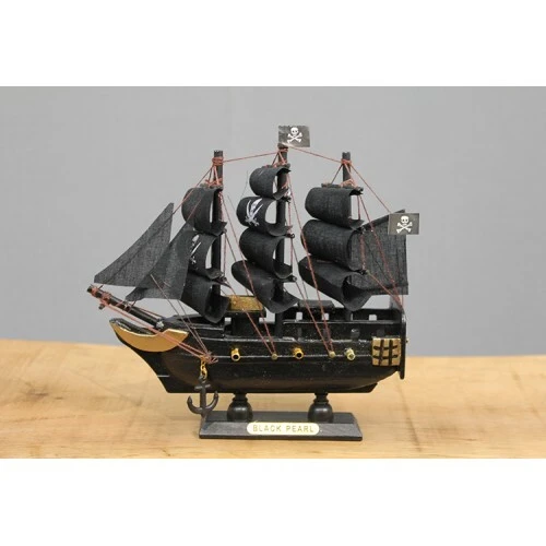 Ahşap Korsan Gemisi 15x15 cm ürün görseli