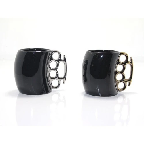 Porselen Muşta Tasarımlı Kupa Bardak ürün görseli