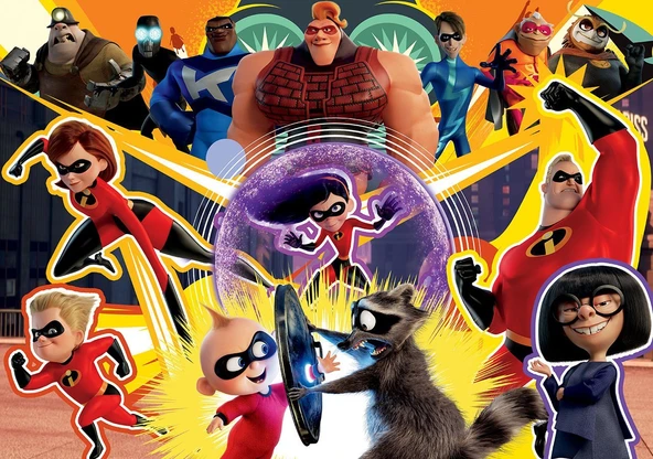 KS Puzzle 200 Parça Incredibles ürün görseli 1
