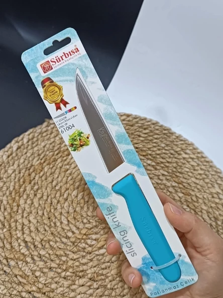 Sürbisa 61004 Sebze Bıçağı Turkuaz 1 Koli (12 adet) - 2