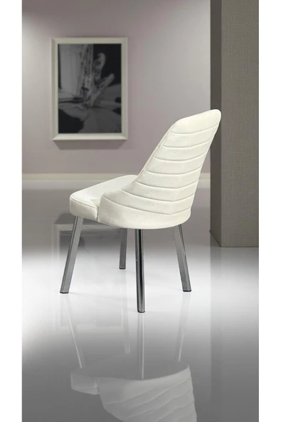 Kaktüs Avm Erciyes Yaprak Sandalye Mutfak Cafe Restaurant Proje Metal Lüks Sandalye ürün görseli