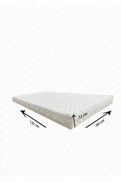 Kaktüs Avm 60x120 Karyolaya, Beşiğe Uyumlu Sünger Bebek Yatağı - Resim 3