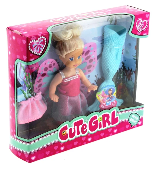 Cute Girl Mini Bebek Denizkızı Seti