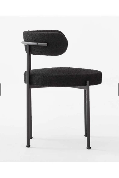 Kaktüs Avm 4'lü Teddy Mutfak Sandalyesi 4 Sandalye 1 Adet 90 X 90 Masa 4 1 Takım Pufuduk Teddy Kumaş - Resim 3