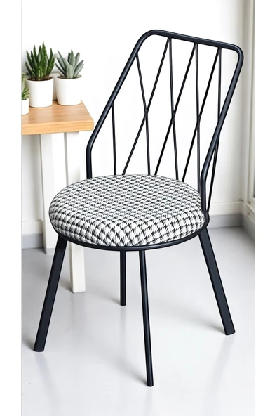 Kaktüs Avm Yıldız pro metal-demir sandalye kazayağı Kumaş ürün görseli