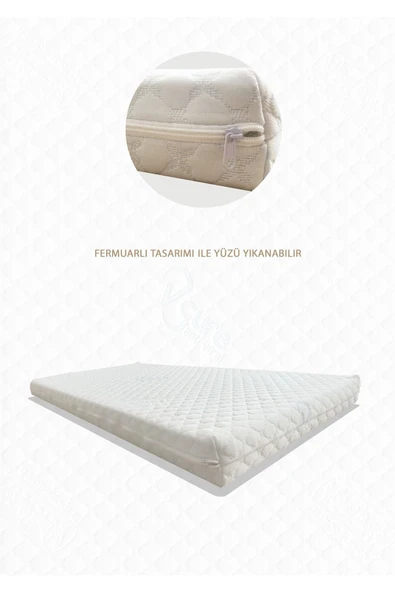 Kaktüs Avm 60x120 Karyolaya, Beşiğe Uyumlu Sünger Bebek Yatağı - Resim 2