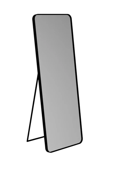 Kaktüs Avm Raven Oval Kesim Modern Metal Ayaklı Boy Aynası 170 x 60 - 2