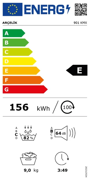 Arçelik 901 KMX 9 KG Çamaşır Kurutma Makinesi - Resim 2