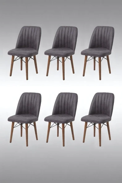 Kaktüs Avm 6'lı Mutfak Sandalyesi Salon Sandalyesi Yemek Odası Sandalyesi 6 Adet Sandalye Cafe Restaurant ürün görseli