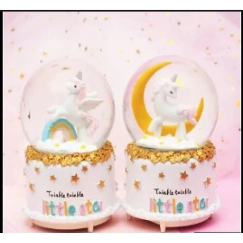 Unicorn Kar Küresi Orta Boy ürün görseli