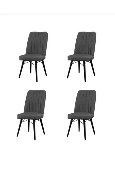 Kaktüs Avm 4'lü Sandalye Mutfak Sandalyesi Salon Sandalyesi Kare Gold Sandalye 4 Adet ürün görseli