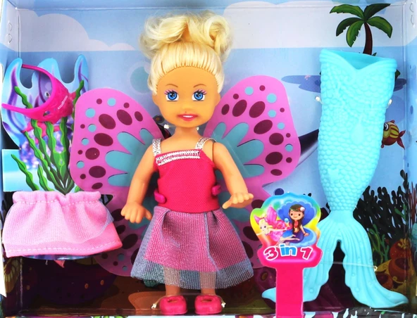 Cute Girl Mini Bebek Denizkızı Seti - 3