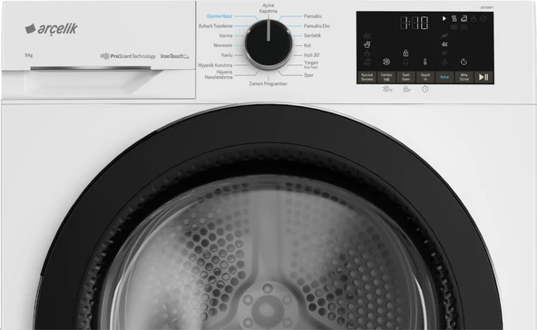 Arçelik 901 KMP I 9 KG Isı Pompalı Çamaşır Kurutma Makinesi - Resim 3
