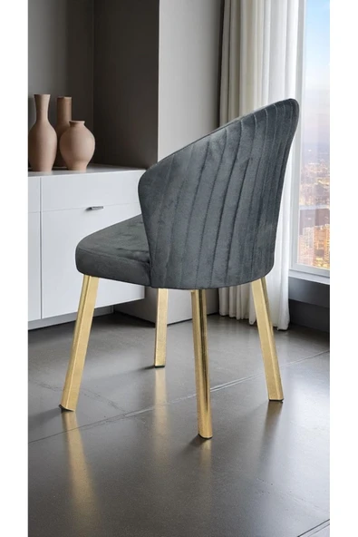 Kaktüs Avm Midye Sandalye Mutfak Cafe Restaurant Proje Metal Lüks Sandalye ürün görseli