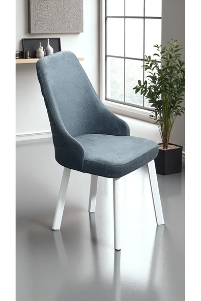 Kaktüs Avm 6 Adet Erciyes Sandalye Mutfak Cafe Restaurant Proje Metal Lüks Sandalye - Resim 2