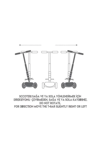 Maxi Twist Işıklı Scooter Pembe - 82244 ürün görseli