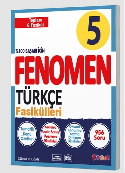 Fenomen Okul 2025 5. Sınıf Türkçe Fasikül Seti (1-2-3-4-5-6) Güncel Müfredat ürün görseli