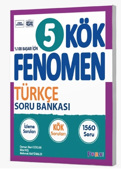 Fenomen Okul 2025 5. Sınıf Türkçe Kök Soru Bankası Güncel Müfredat