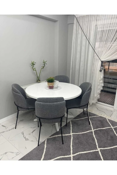Kaktüs Avm 6'lı Mutfak Sandalyesi Yemek Odası Sandalyesi Salon Sandalyesi Yemek Masası Sandalyesi - 1