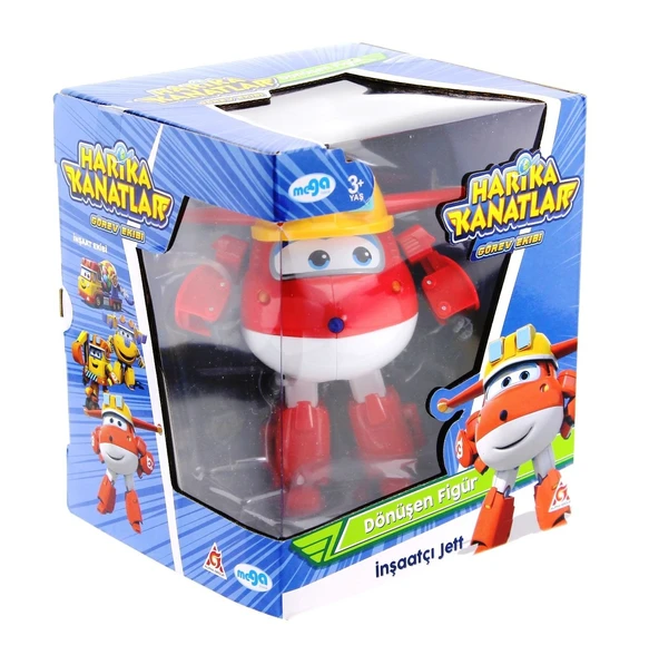 Harika Kanatlar Dönüşen Figür İnşaatçı Jett ürün görseli