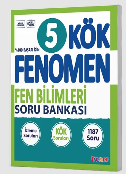Fenomen Okul 2025 5. Sınıf Fen Bilimleri Kök Soru Bankası Güncel Müfredat ürün görseli