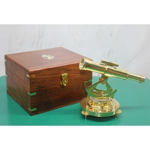 Ahşap Kutulu Pusulalı Dürbün Büyük Boy ürün görseli