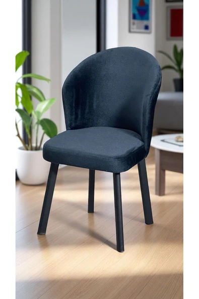 Kaktüs Avm 8 Adet Midye Sandalye Mutfak Cafe Restaurant Proje Metal Lüks Sandalye - Resim 2