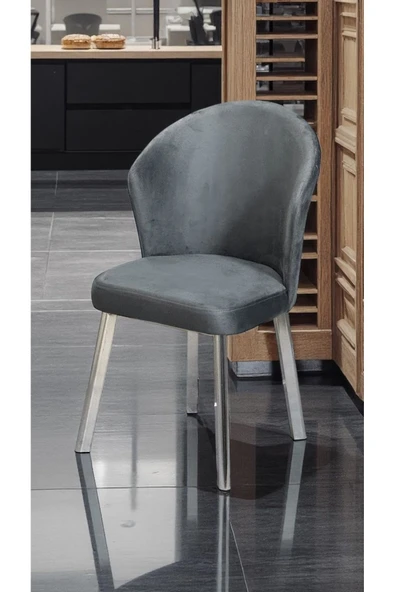 Kaktüs Avm Midye 8 Adet Sandalye Mutfak Cafe Restaurant Proje Metal Lüks Sandalye - Resim 2