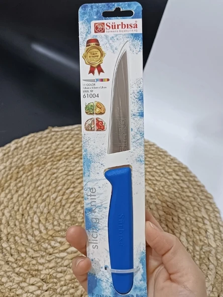 Sürbisa 61004 Sebze Bıçağı Koyu Mavi 1 Koli (12 adet) - 5