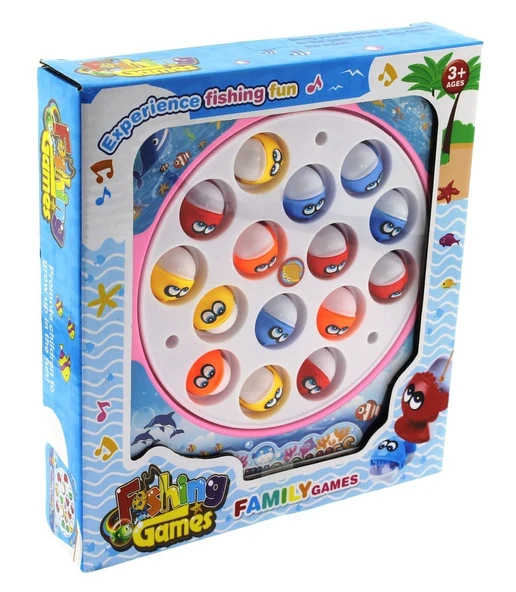 Kare Balık Tutma Oyunu Pembe ürün görseli 1