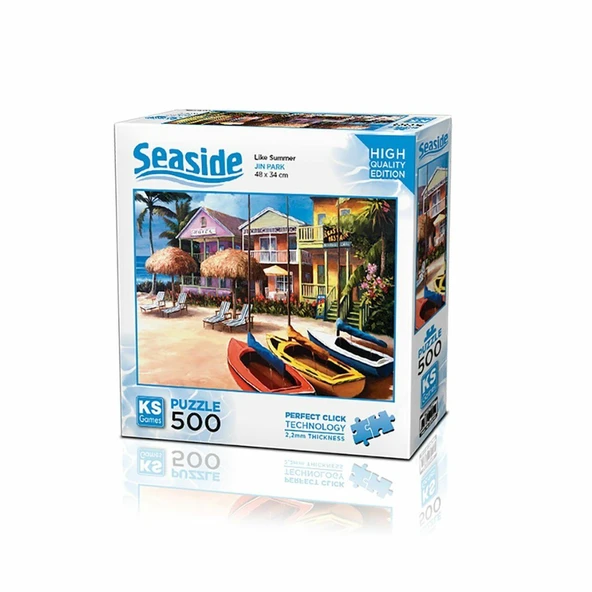 20044 Welcome to Beach Like Summer 500 Parça Puzzle -KSPuzzle ürün görseli 1
