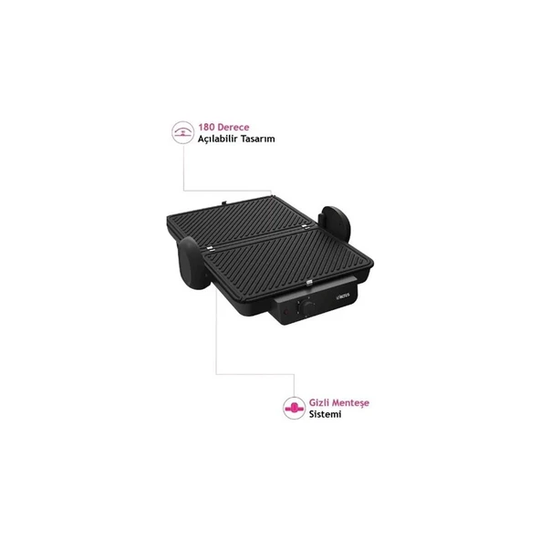 ALTUS TOST MAKİNESİ GRİ - 3