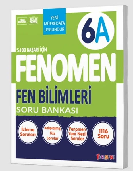Fenomen Okul 2026 6. Sınıf Fen Bilimleri A Soru Bankası Yeni Nesile Kolay Geçiş Güncel Müfredat ürün görseli