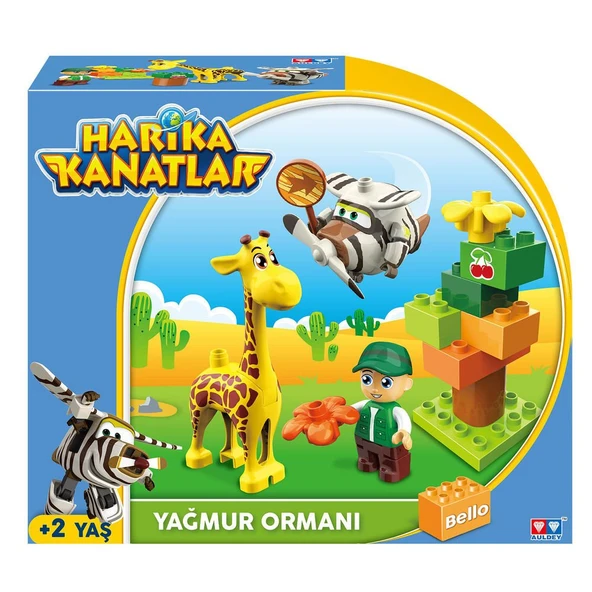 Harika Kanatlar 15 Parça Blok Bello'nun Yağmur Ormanı ürün görseli 1