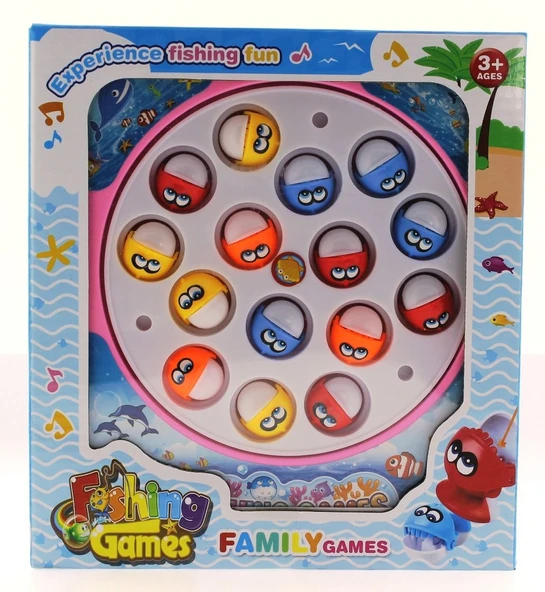 Kare Balık Tutma Oyunu Pembe - Resim 4