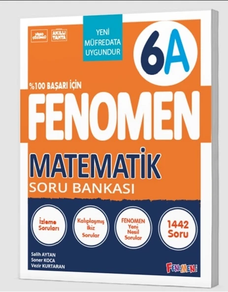 Fenomen Okul 2026 6. Sınıf Matematik A Soru Bankası Yeni Nesile Kolay Geçiş Güncel Müfredat ürün görseli