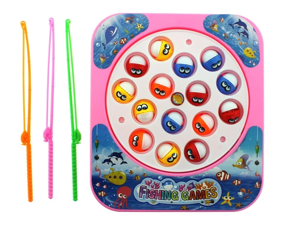 Kare Balık Tutma Oyunu Pembe - Resim 2