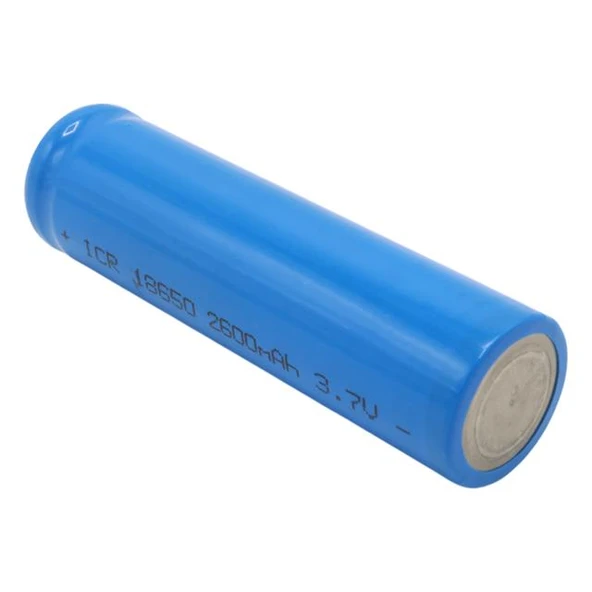 PowerMaster PM-17646 3.7 Volt 2600mAh LI-ION 18650 Başlıklı Şarj Edilebilir Lityum Pil - Resim 3
