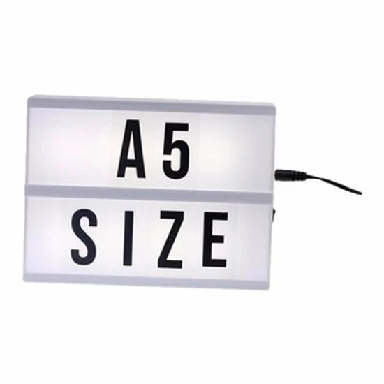 Sinematik Lightbox Dekorasyon Aydınlatma Aksesuarları (A5 Boyut) - Resim 6