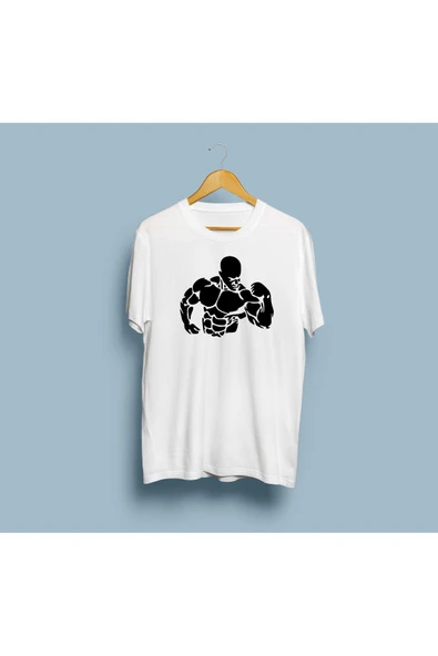 Oversize Gym / Fitness Tasarımlı unisex T-shirt - Resim 2