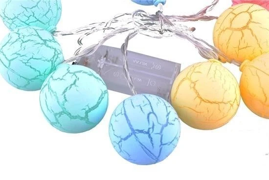 Dekoratif Minik 10 Toplu Ledli  Dekoratif Dolama Renkli Led - Resim 7